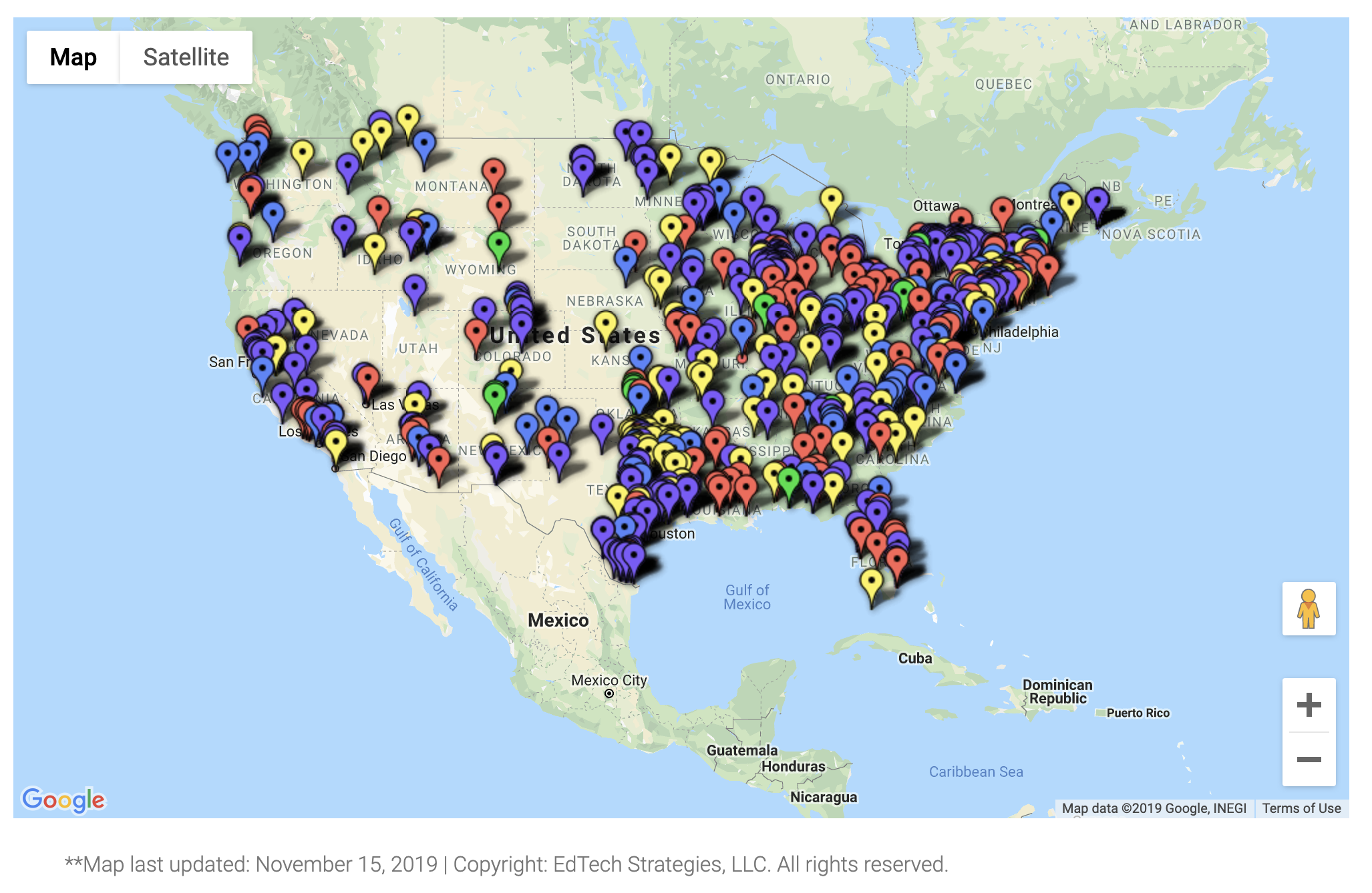K-12 Cyber Incident Map 